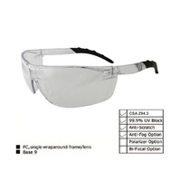 Industrial Protection Anti Fog Clear Safety Glasses